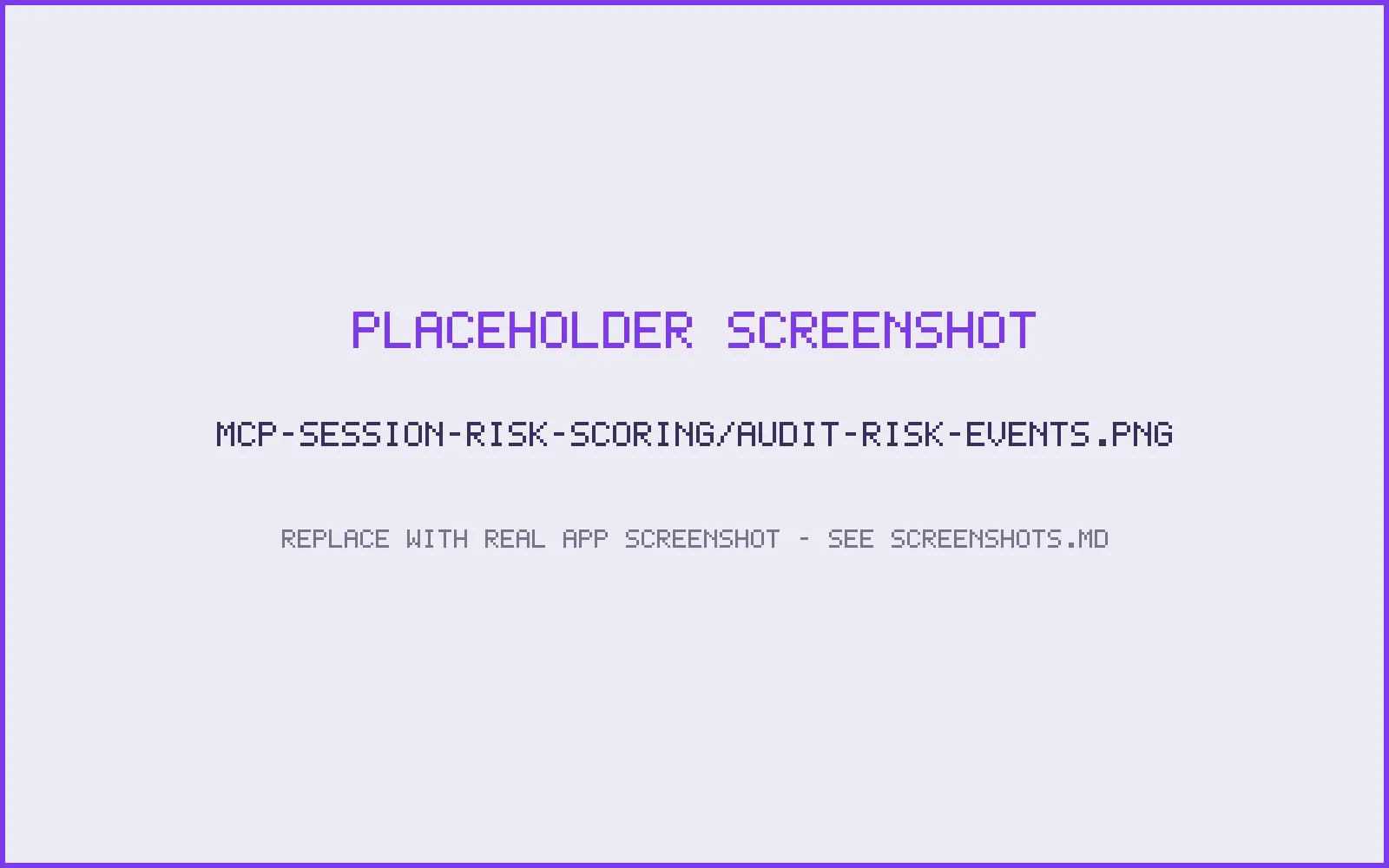 Audit log entries showing risk_monitor and blocked_risk_score events
