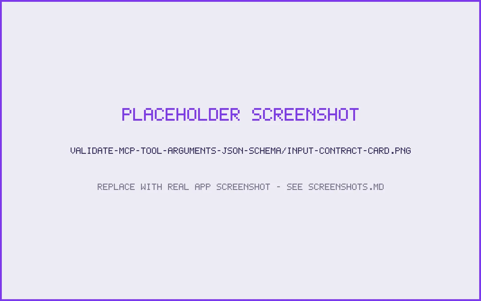 The input contract enforcement card in the Request limits section