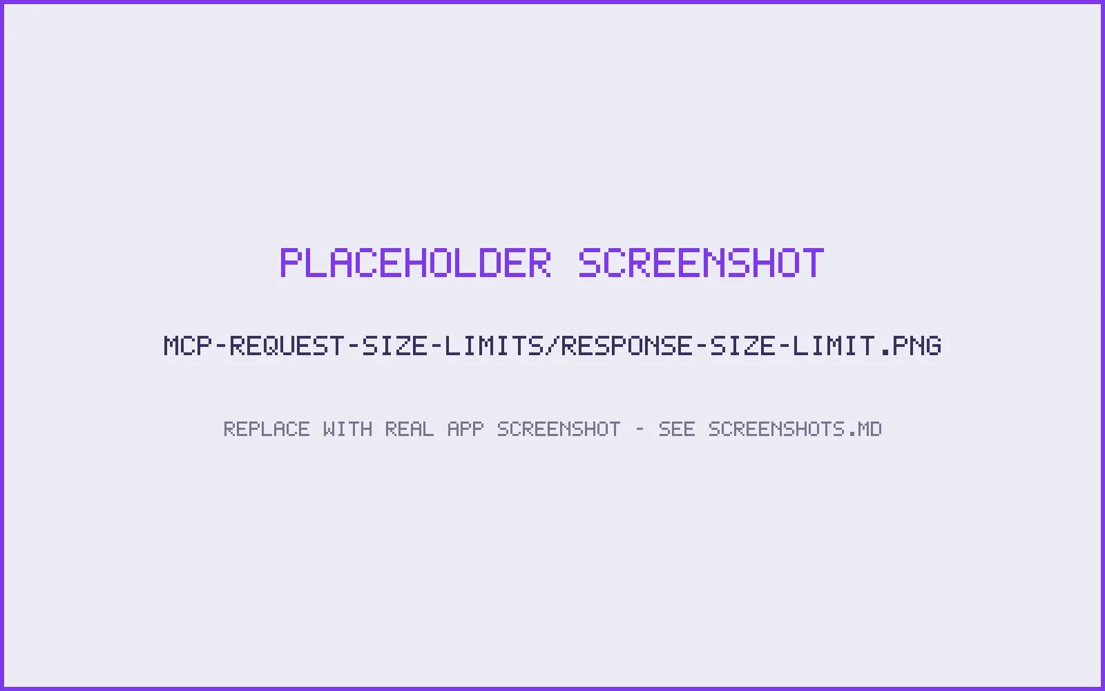 The response size limit setting with off, block, and truncate modes