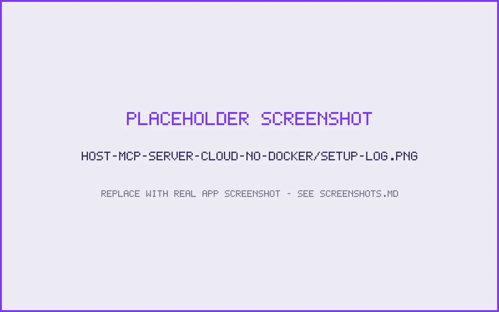 The live setup log showing the server provisioning and booting