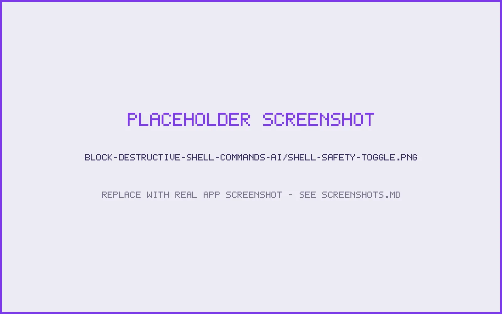 The dangerous command blocking toggle in the Access & shell section