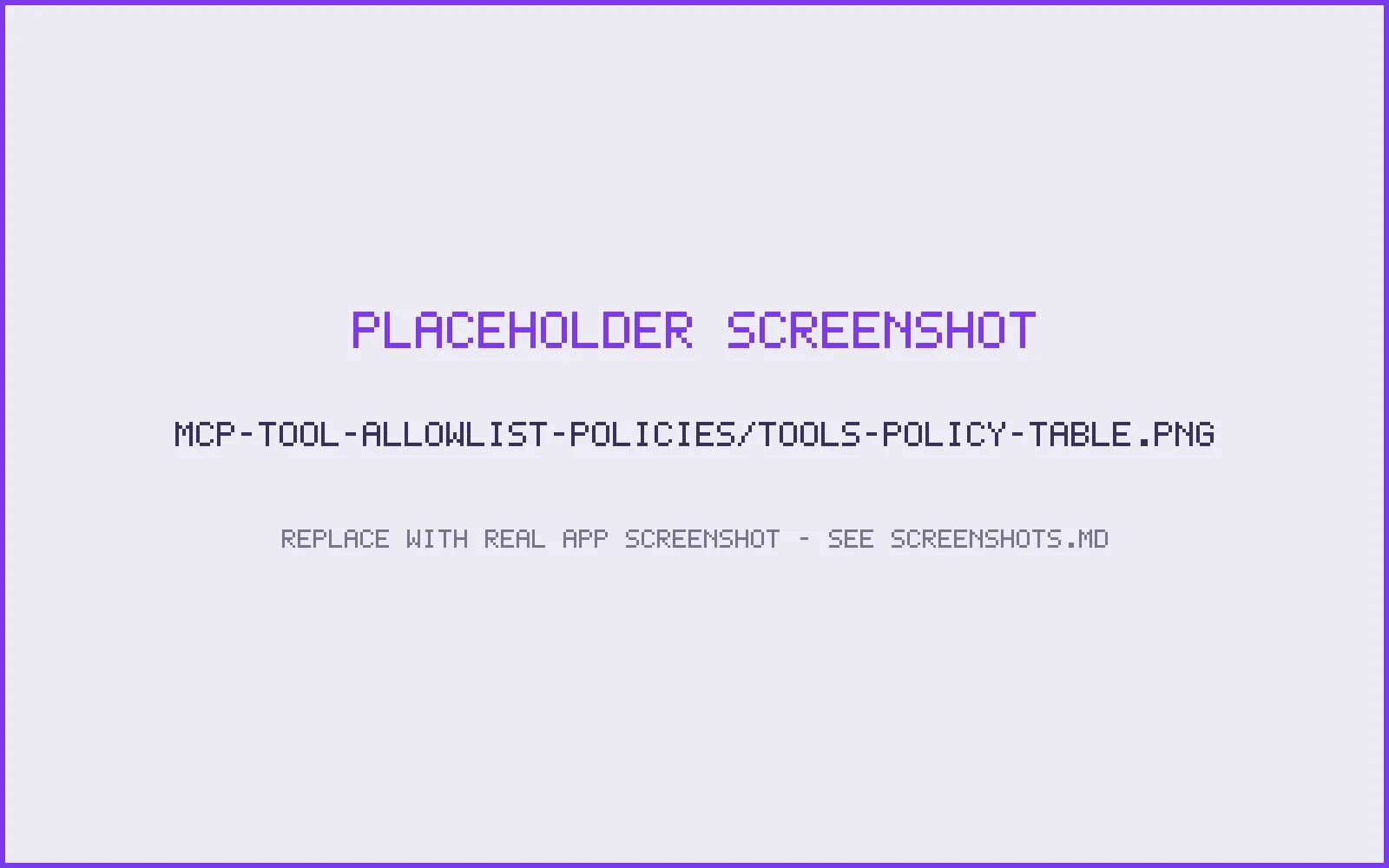 The per-tool policy table with allow, audit, approval, and deny levels